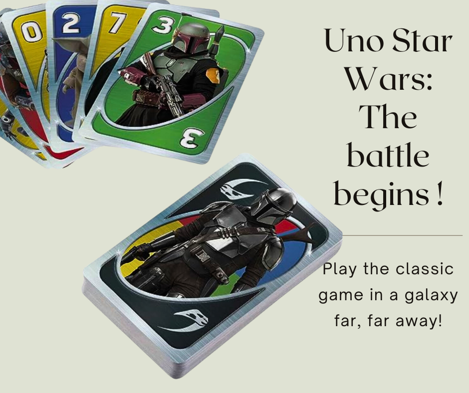 Mattel Games UNO Star Wars Card Game for Kids & Family with Themed