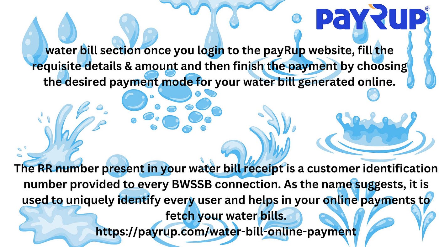 Water bill login deals