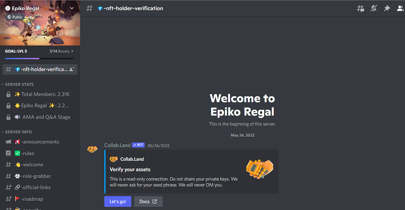 thirdweb: Create a Discord Bot That Gives Roles to NFT Holders