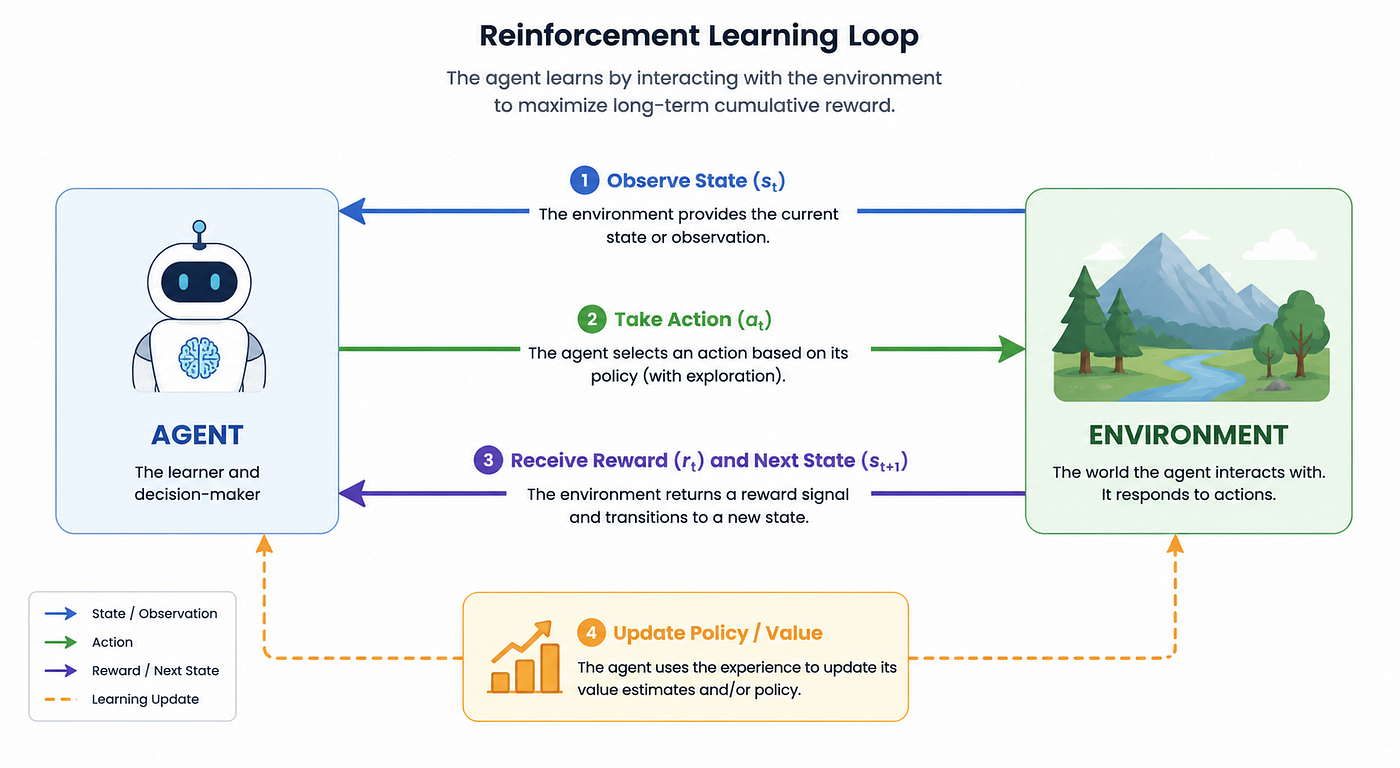 Reinforcement learning for AI engineers: How RL works, core trade-offs, and when not to use it