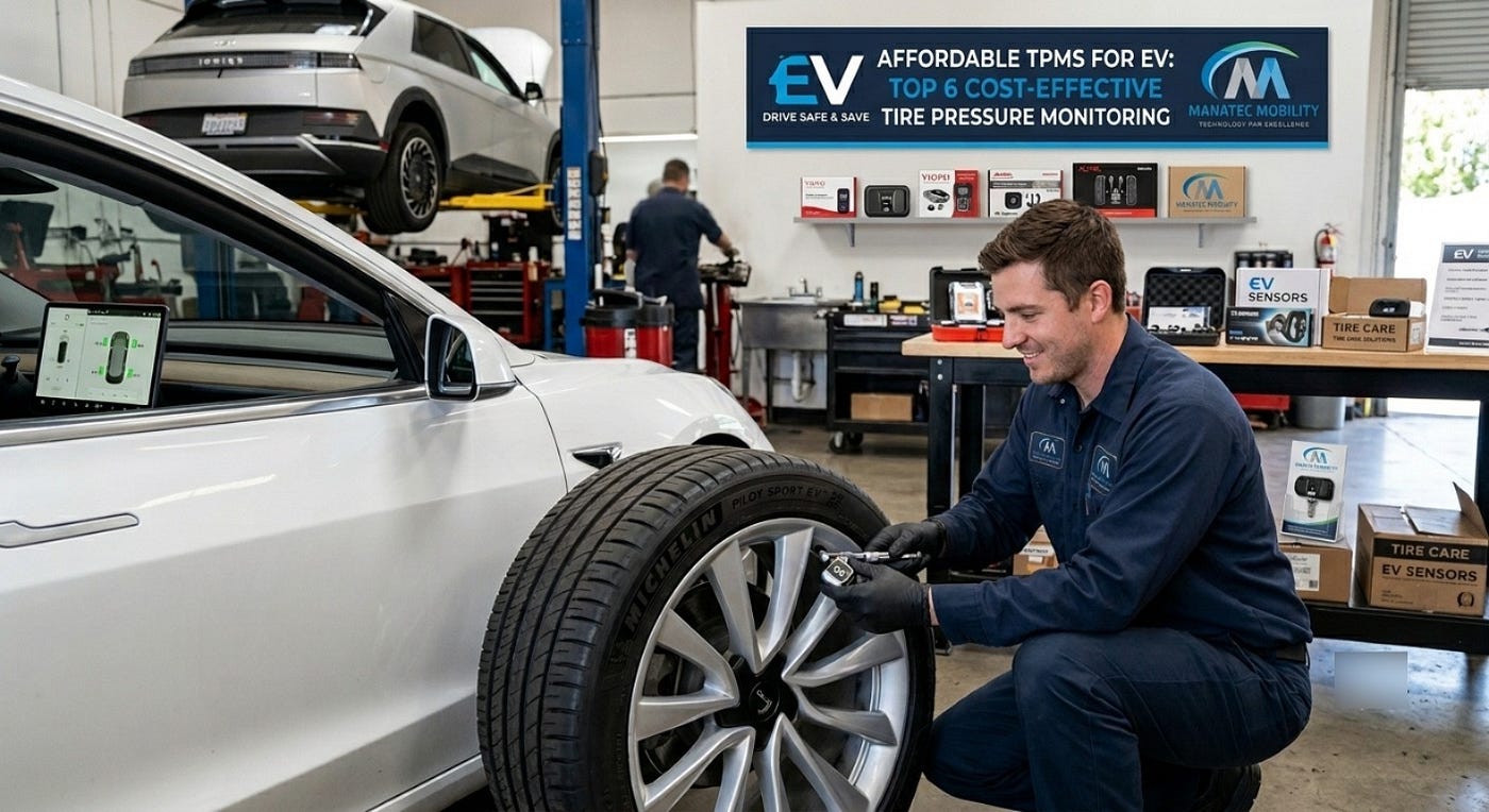 Affordable TPMS for EV: Top 6 Cost-Effective Tire Pressure Monitoring Systems