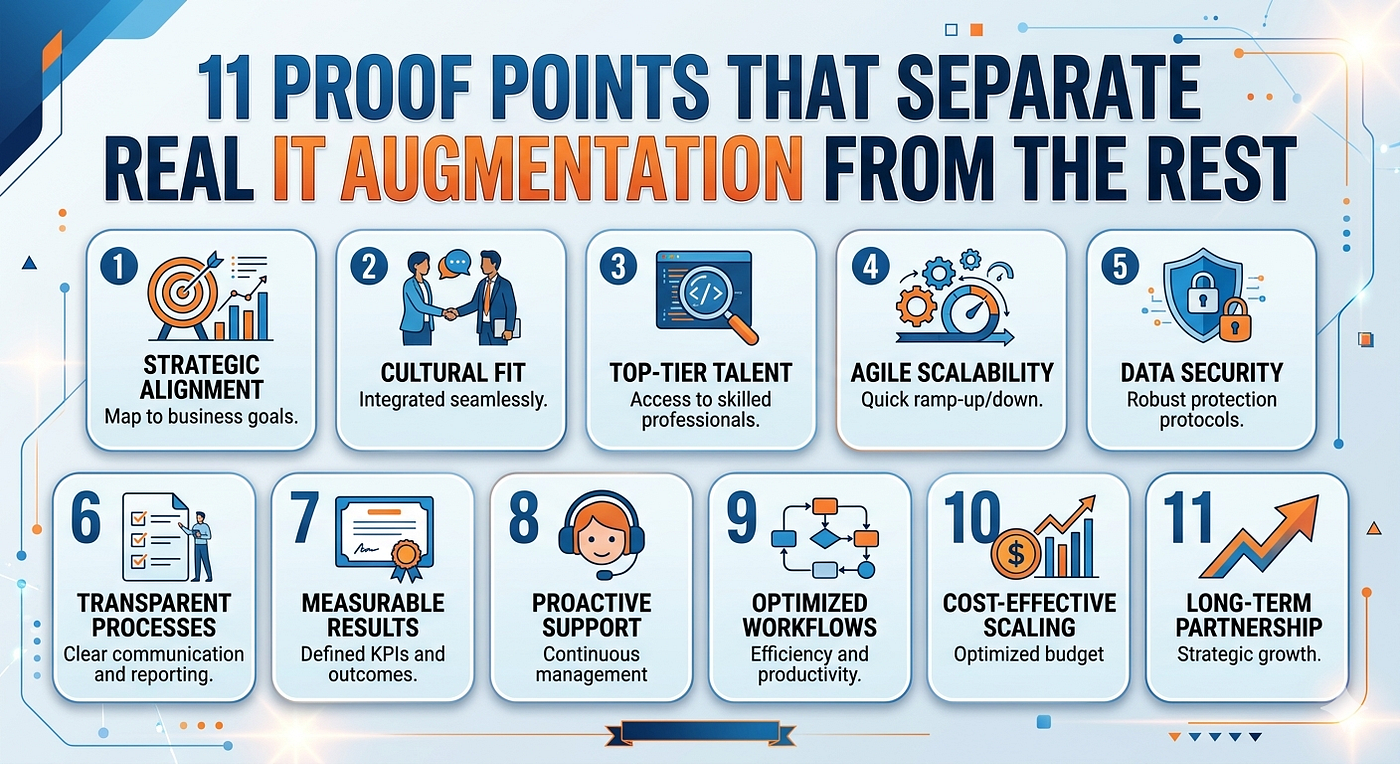 11 Proof Points That Separate Real IT Augmentation From the Rest