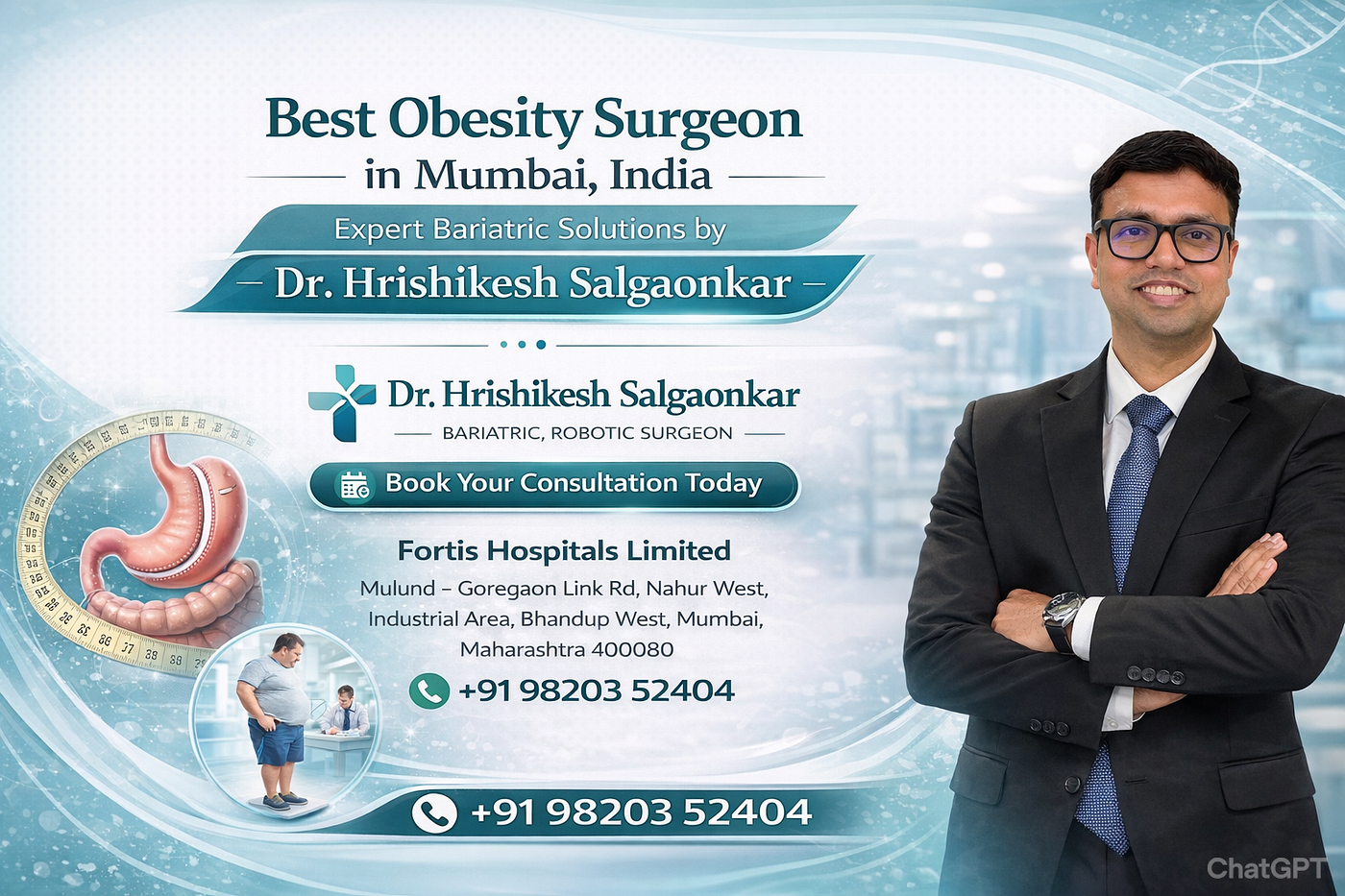 Best Obesity Surgeon in Mumbai, India — Expert Bariatric Solutions by Dr. Hrishikesh Salgaonkar