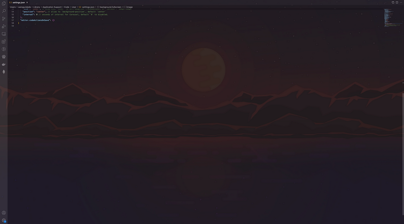 How to Change the Background Image in Visual Studio Code | by Omobolanle  Arogundade | Medium