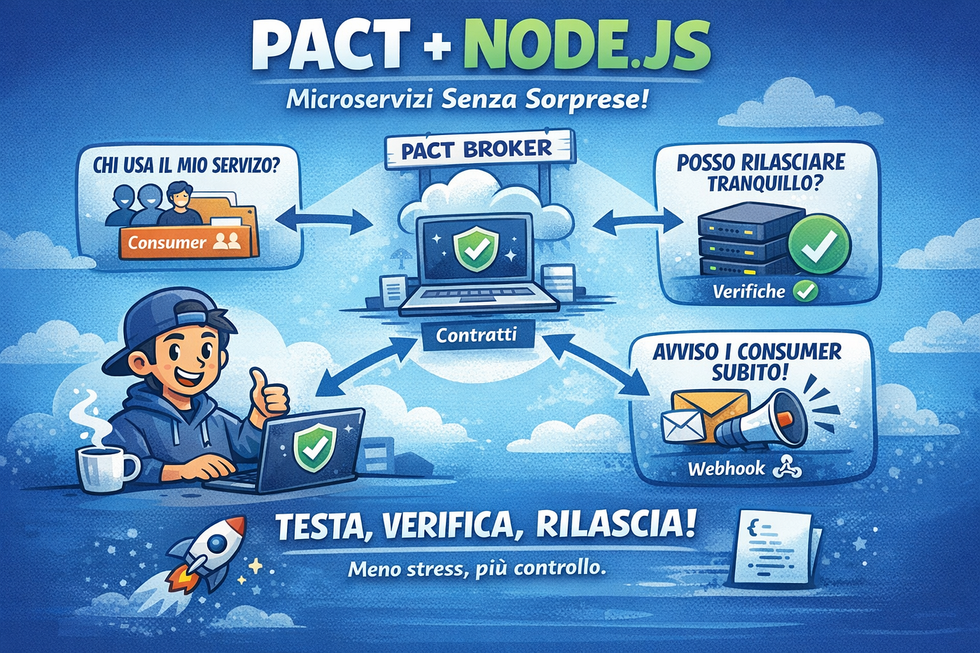 Pact + Node.js: microservizi che vanno d’accordo