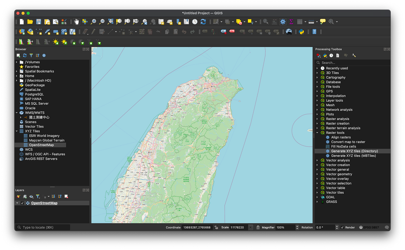 Offline Maps Tiles with QGIS, OpenLayers and Leaflet
