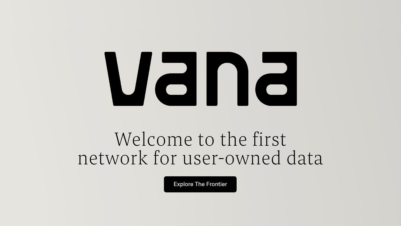 VANA Project. A new AI+Crypto project called Vana… | by Genrich | Medium