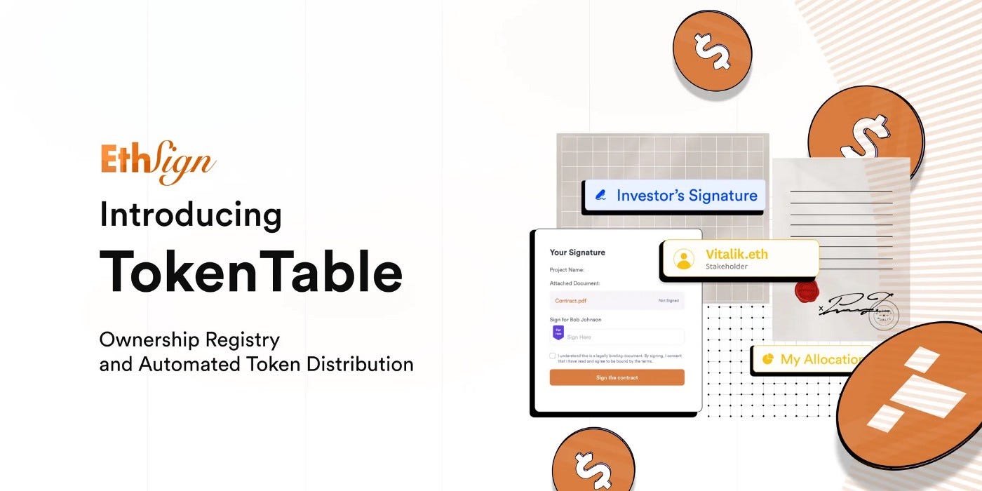 Token Tableの導入 | EthSign Japan