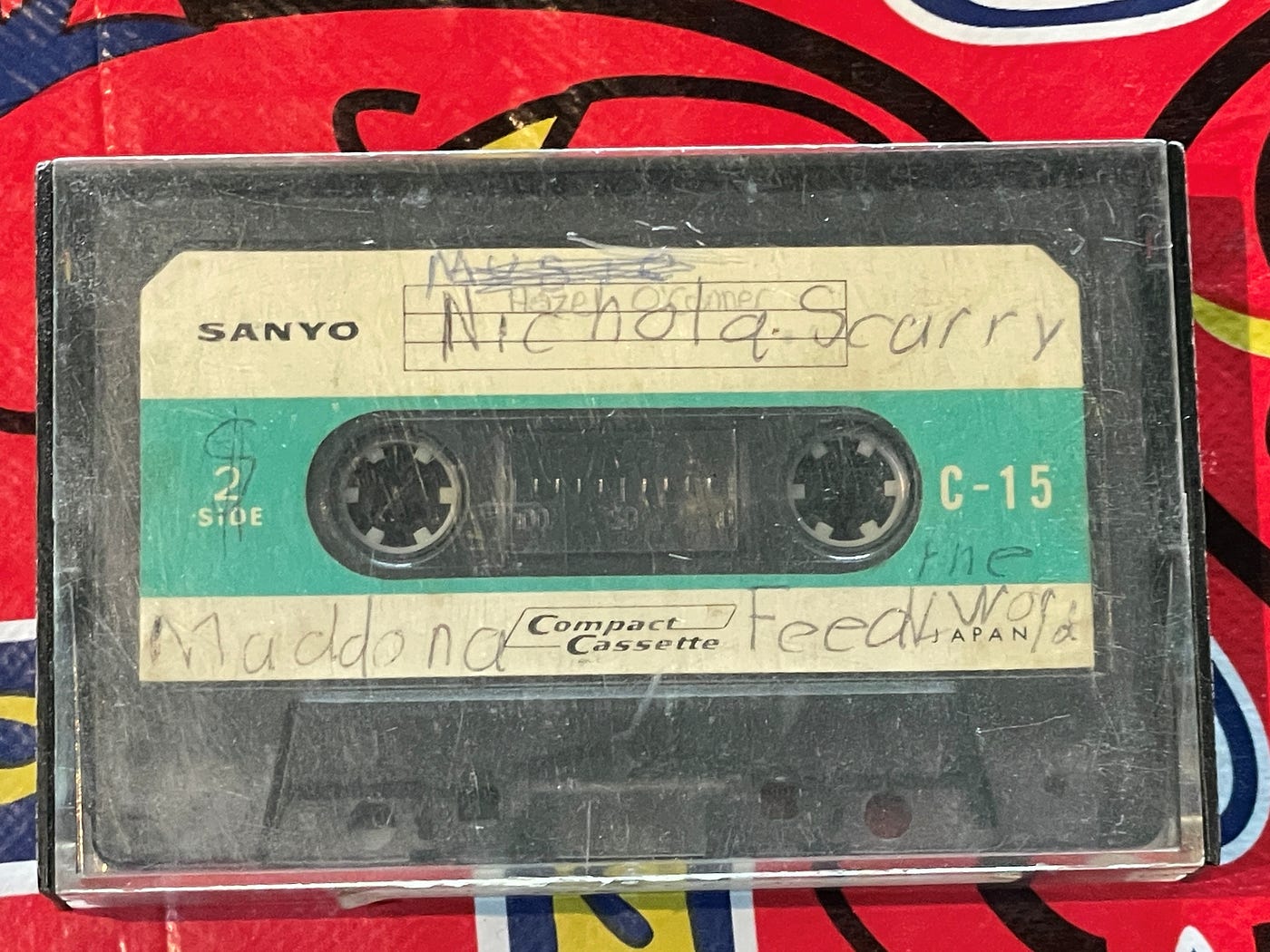 Not the mixtape, but one of my 80s creations. Photo by me.