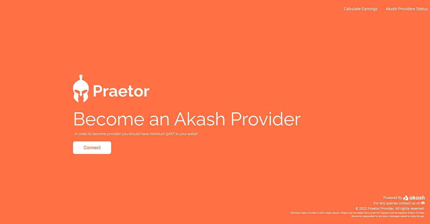 Become an Akash Cloud Provider using a single server. | by arc10 | Praetor  App | Medium