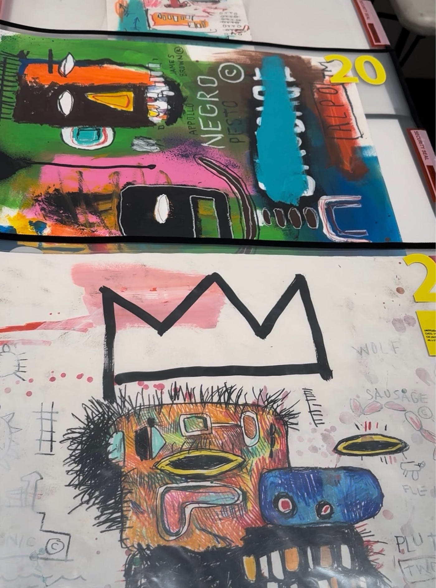 BASQUIAT ANDY WARHOL SERIES — THREE PAINTINGS, THREE SONGS | by