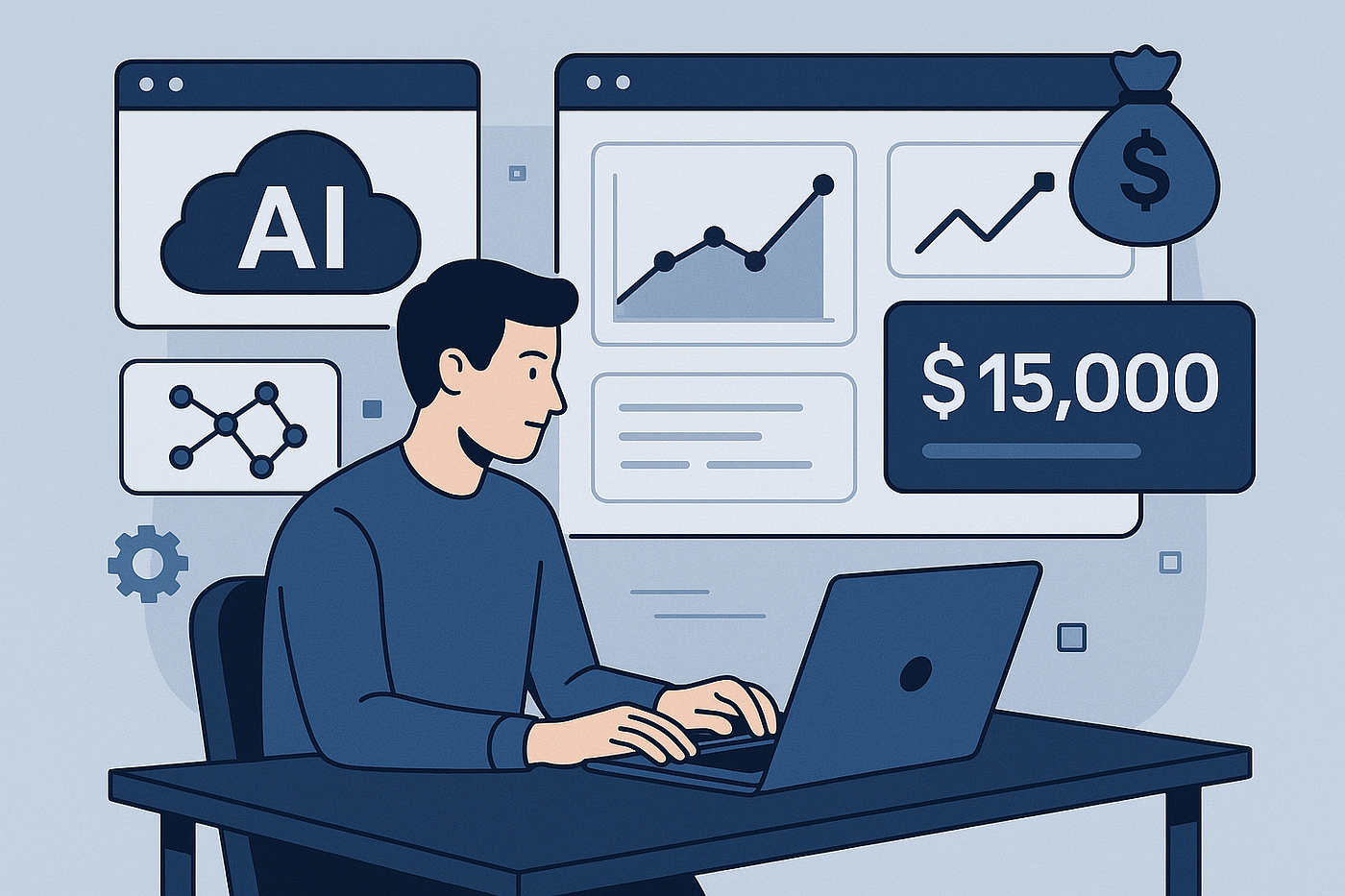 How I Built 5 AI SaaS Tools in 30 Days (And Made $15K) — Complete Founder Blueprint | by Devrim Ozcay | Let's Code Future | Medium