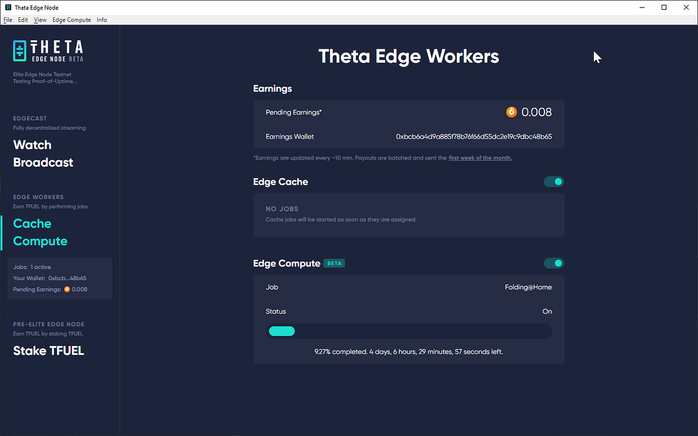 Setup & Run a Theta Edge Node and Start Earning TFUEL in 5 Minutes | by  Adam Prescott | This Crypto Life | Medium