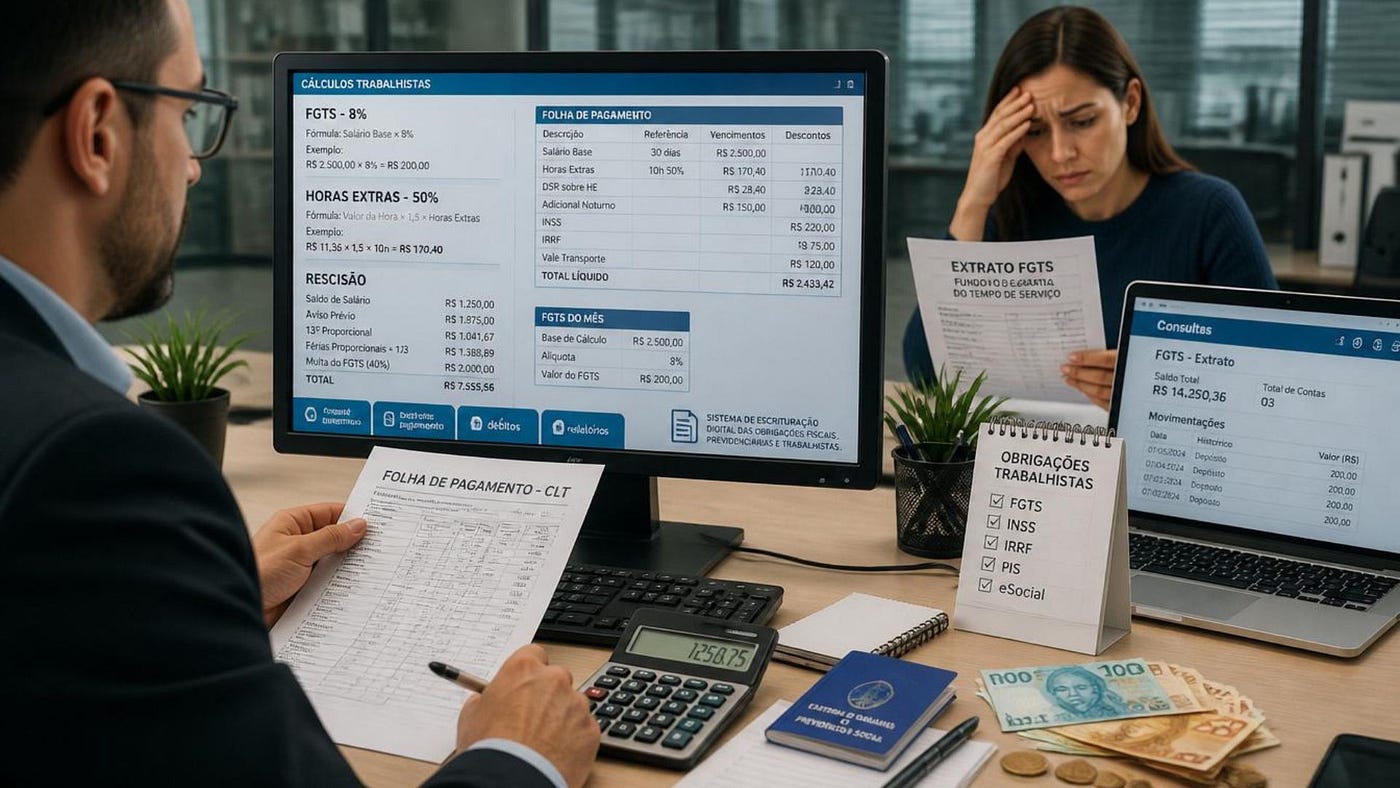How Small Payroll Mistakes Create Massive FGTS Problems in Brazil
