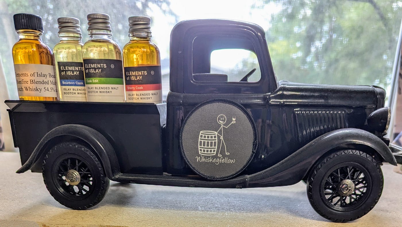 Elements of Islay: Cask Edit, Bourbon Cask, Sherry Cask & Beach Bonfire Reviews