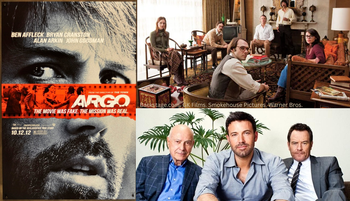 Argo (2012) Movie Review NO SPOILERS: Ben Affleck, Bryan Cranston, Alan Arkin, John Goodman
