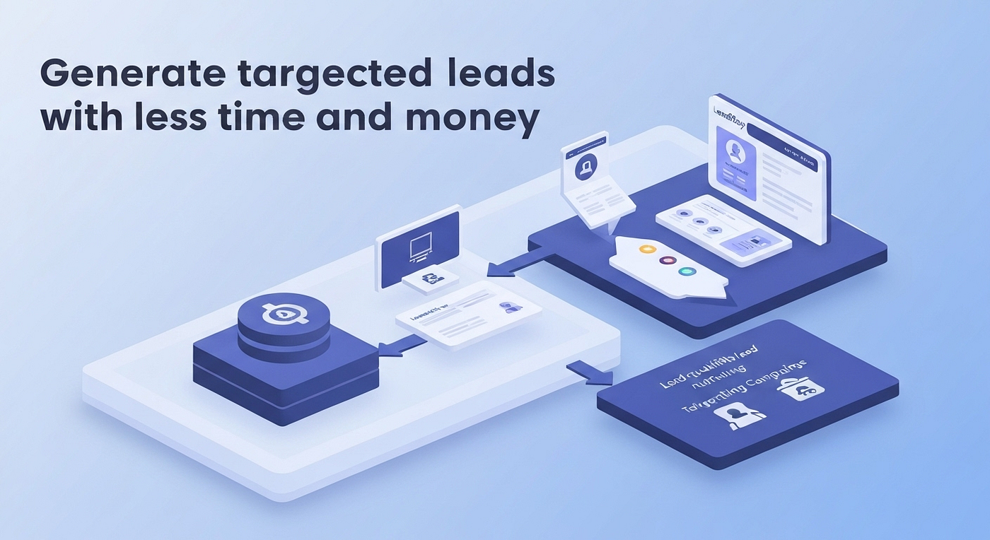 Generate targeted leads with less time and money