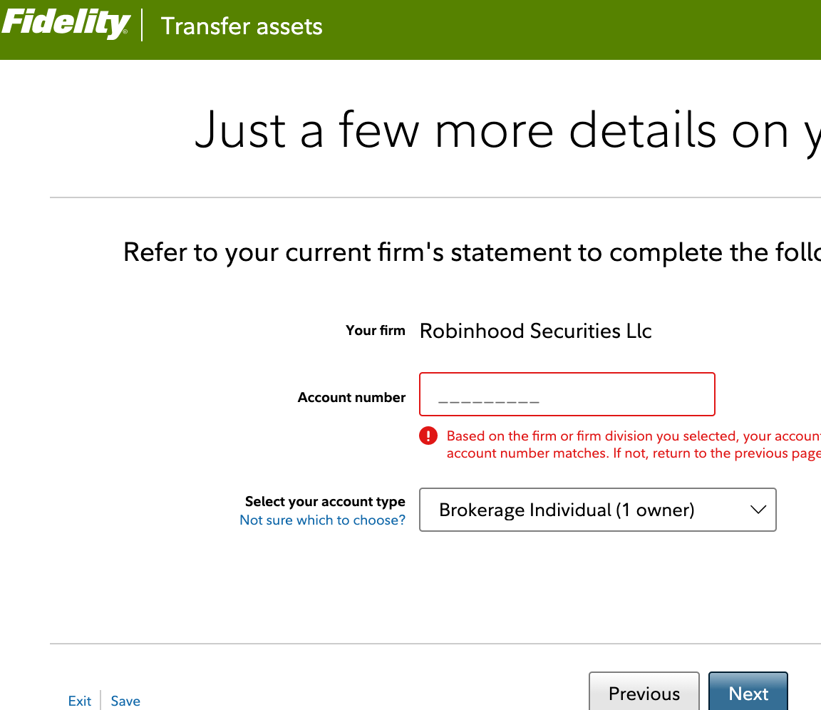 How to Transfer from Robinhood to Fidelity in 2 minutes | by Justin Ho |  Medium