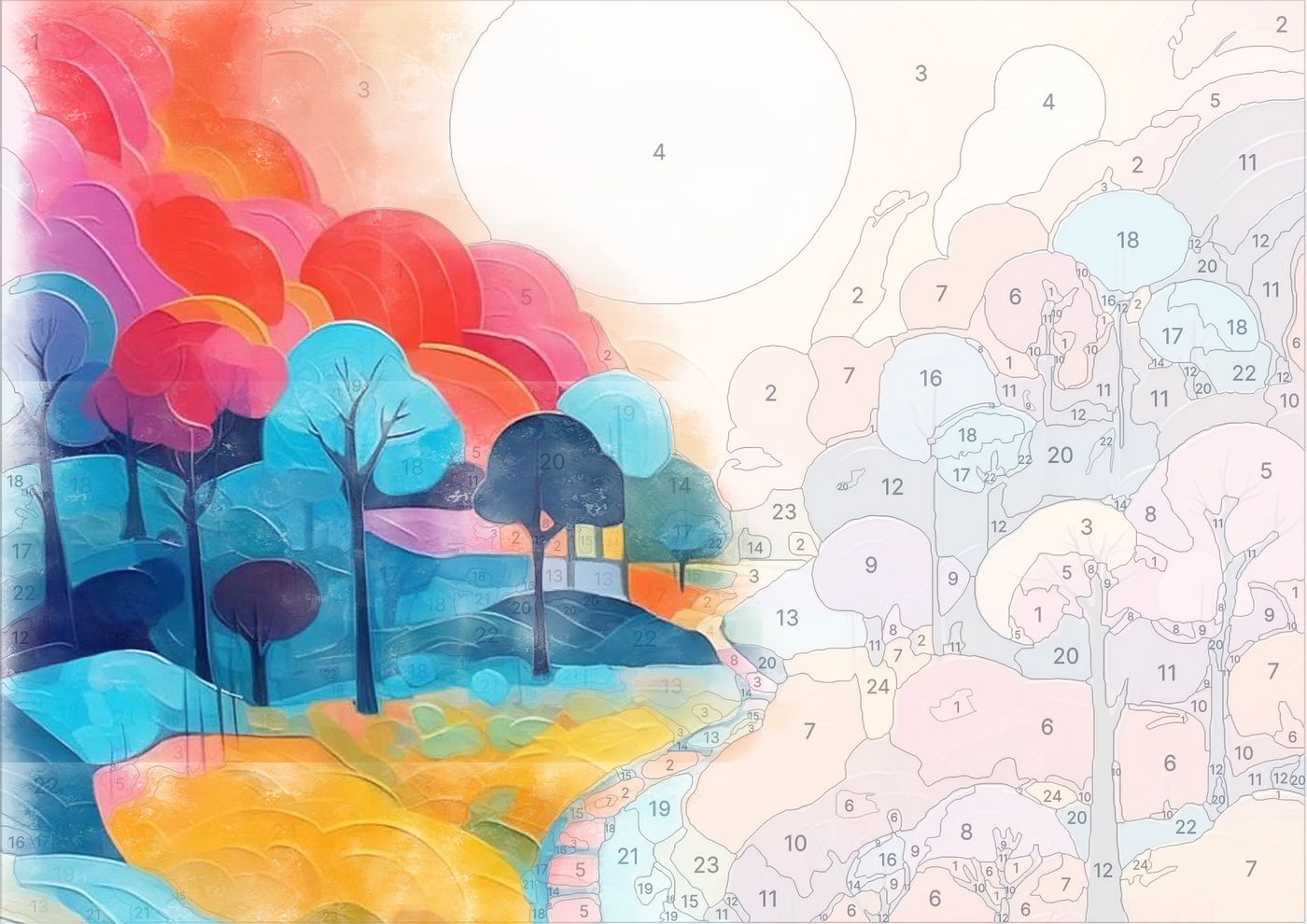 Printable Paint by Numbers: A Fun and Creative Way to Unleash Your Artistic Side