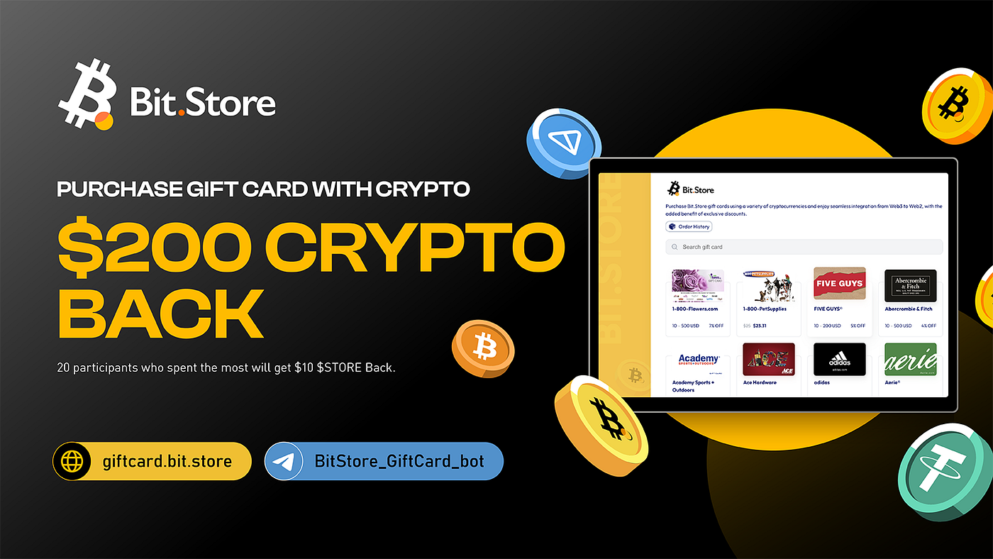 Bit.Store August Updates: Ton X Bit.Store Virtual Card Telegram Bot Live |  by Bit.Store | Medium