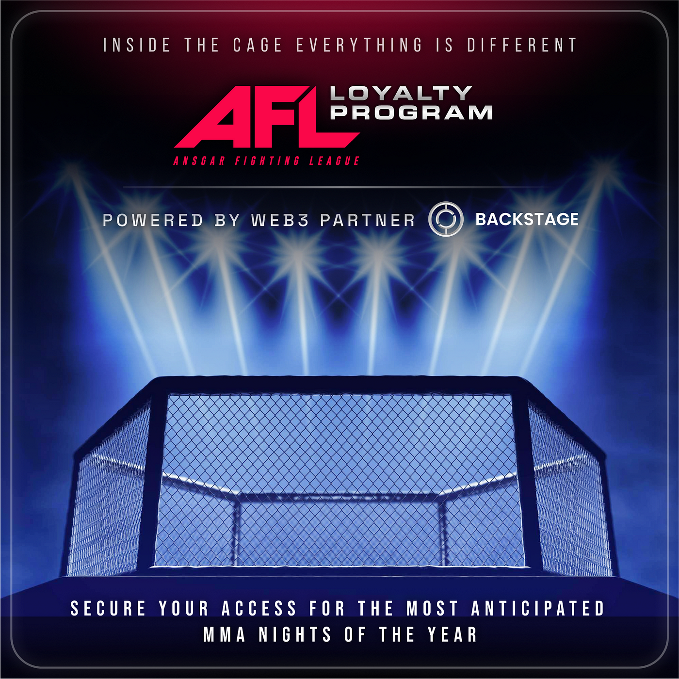 Free Cageside Seats All Year! Loyalty Program NFTs for the Ansgar Fighting  League Are Here | by BKSBackstage Official | Medium