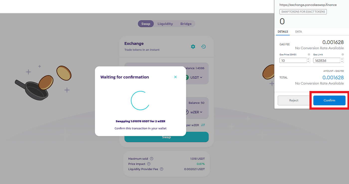 Setting up and swapping ZER on Binance Smart Chain (BSC). | by Zero  Currency | Zerocurrency | Medium