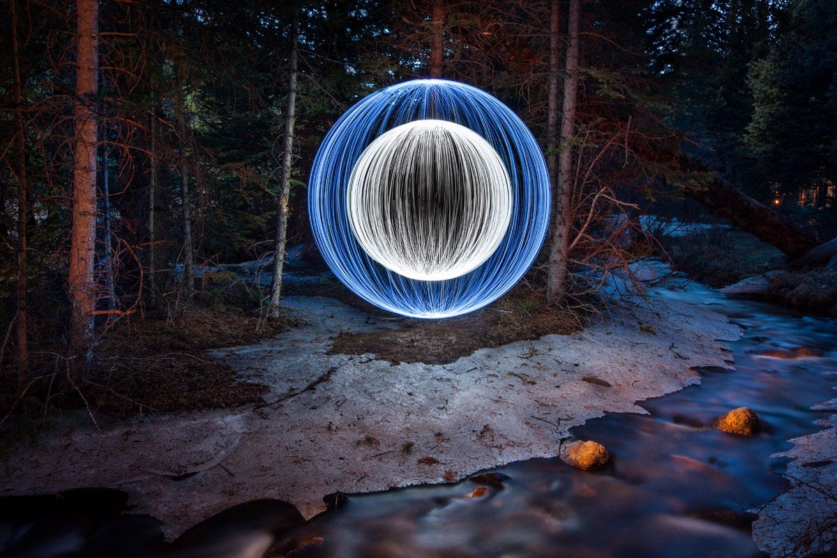 Night Photography Light Painting Hd