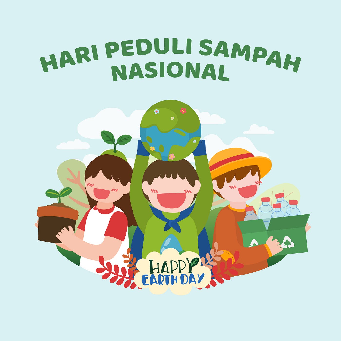 Gotong Royong IMIP dan Warga Morowali Kelola Sampah di HPSN 2022