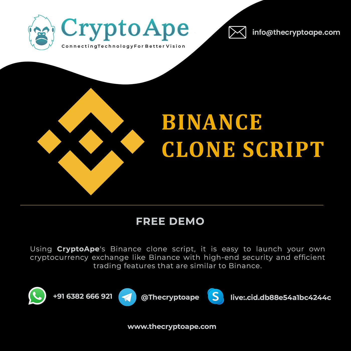 Business- specific Benefits of our Binance clone script | by Crypto Ape |  Medium