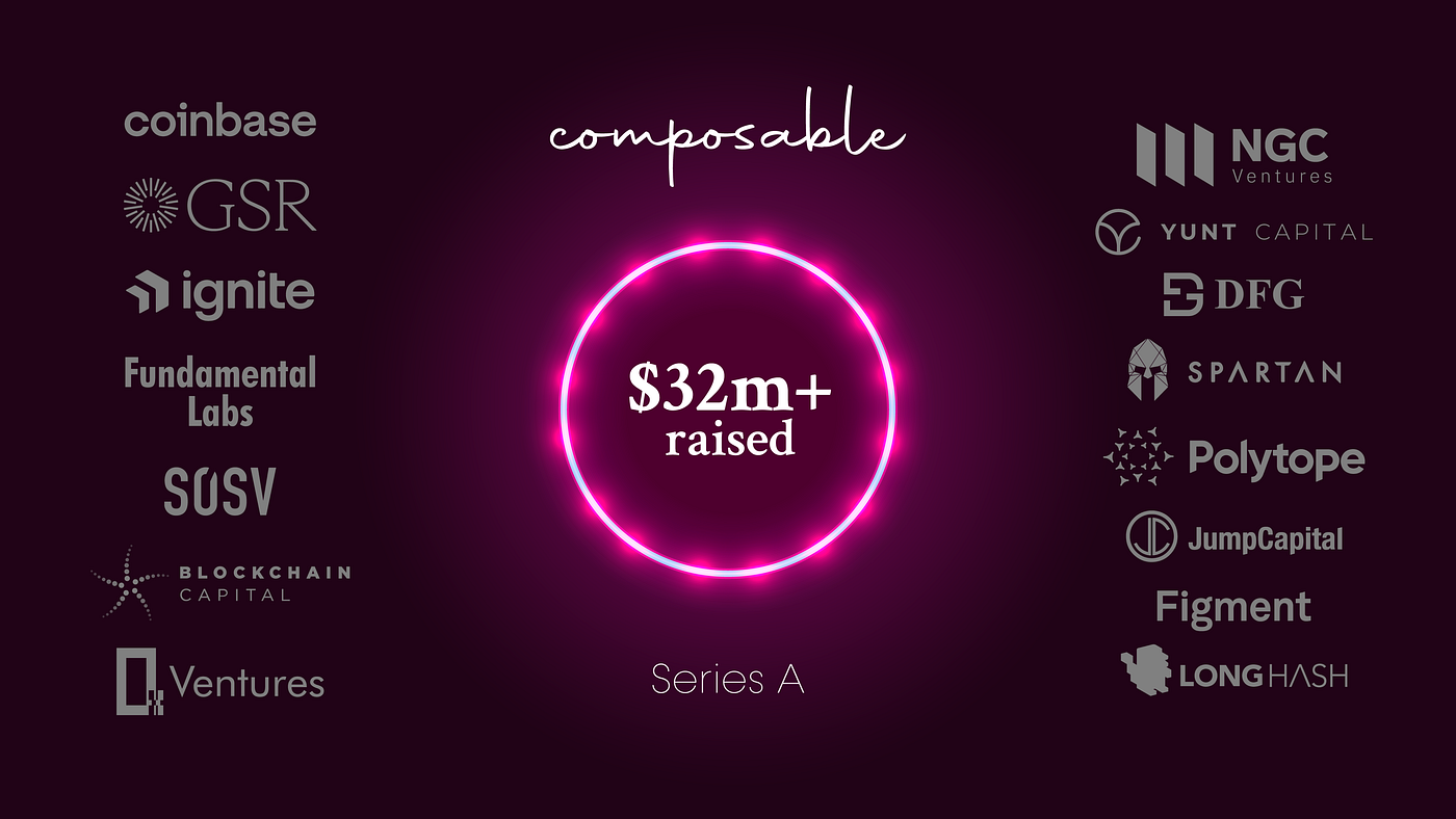Composable Finance Raises $32 Million in Series A | by Composable  Foundation | Medium