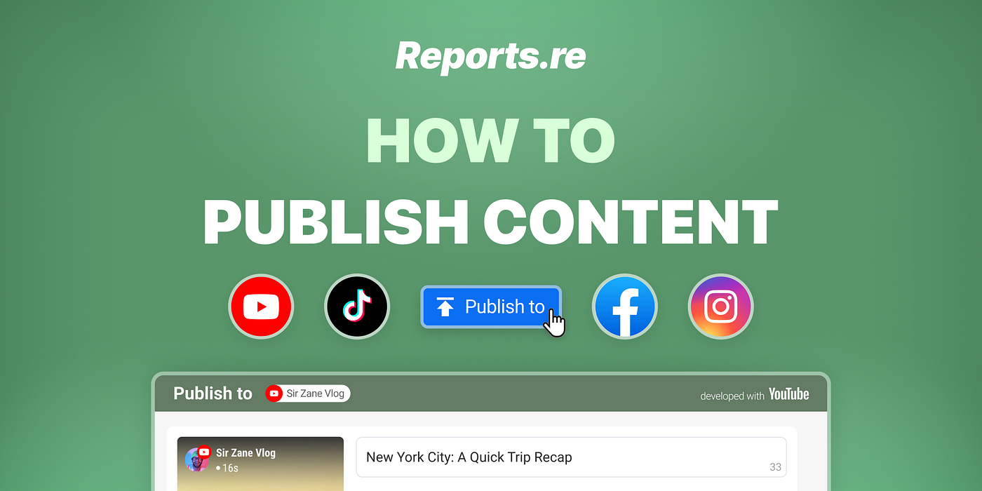 How to Publish your Content