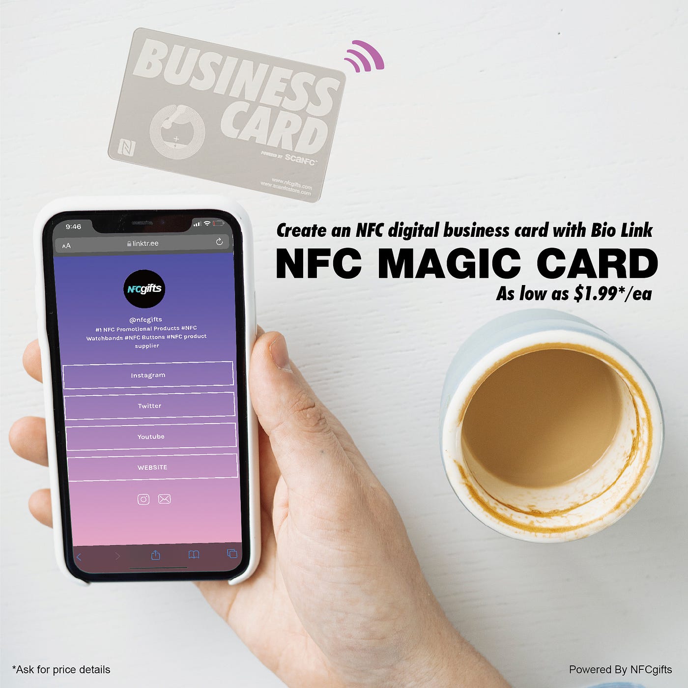 NFCgifts™ Customized NFC Promotional Products And NFC Marketing