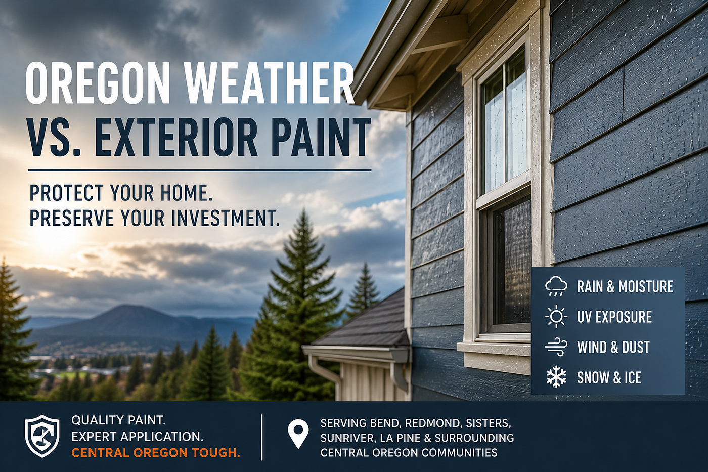 Oregon Weather vs. Exterior Paint
