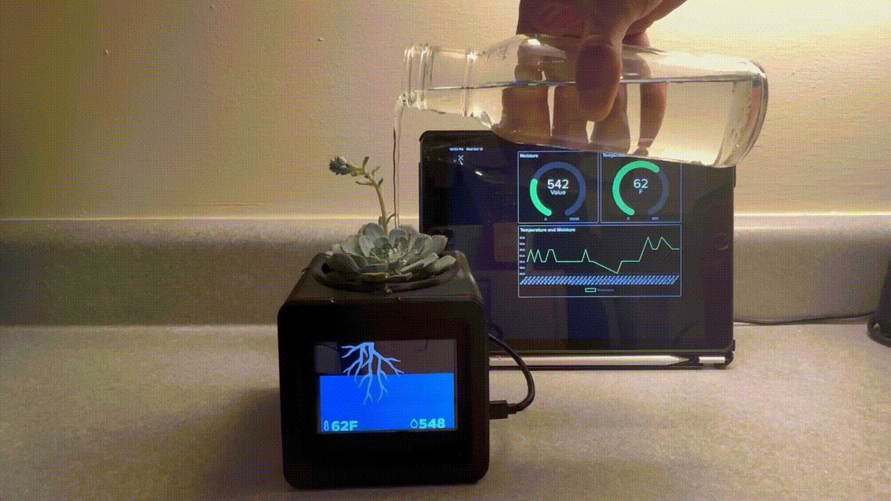 Demo - smart IoT flowerpot