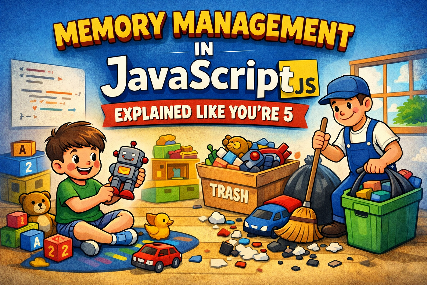 Memory Management in JavaScript (Explained Like You’re 5)