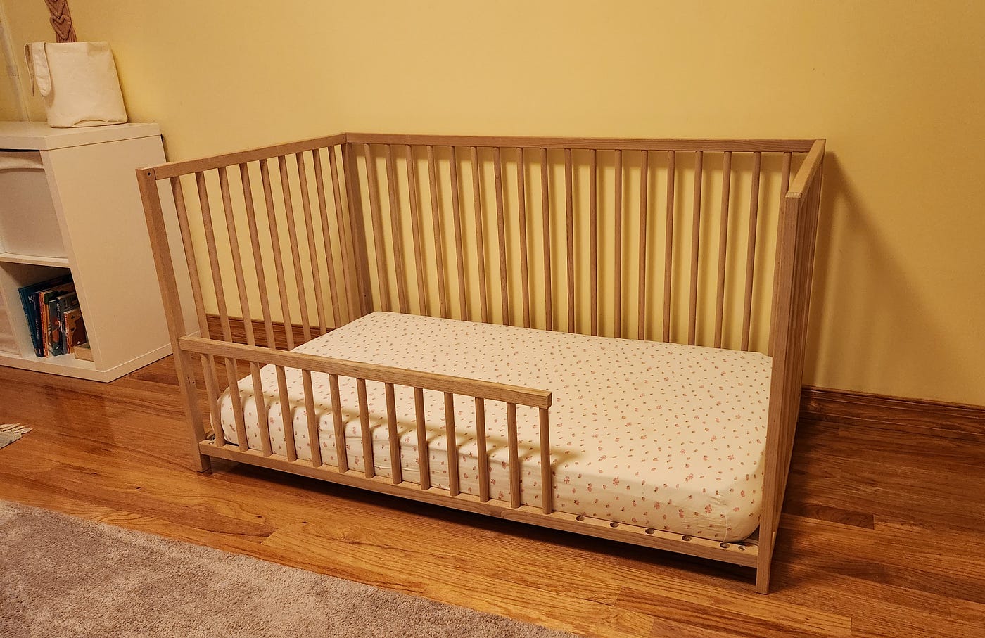 IKEA Sniglar Crib Hack: Convert Your Crib into a Toddler Bed with a Railing  | by The Josh Speaks | Medium