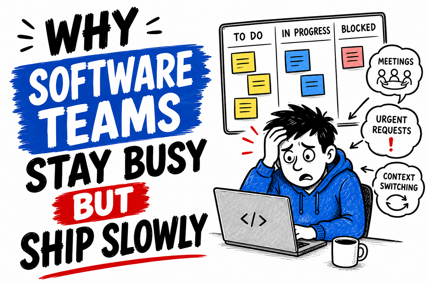 Why Software Teams Stay Busy but Ship Slowly