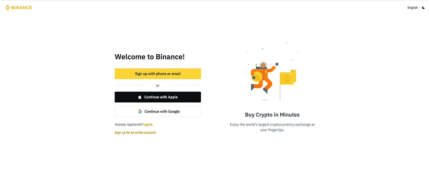How to buy Bitcoin and Crypto in 2022 — How to Set Up a Binance Account |  by Travis Tsang | Coinmonks | Medium