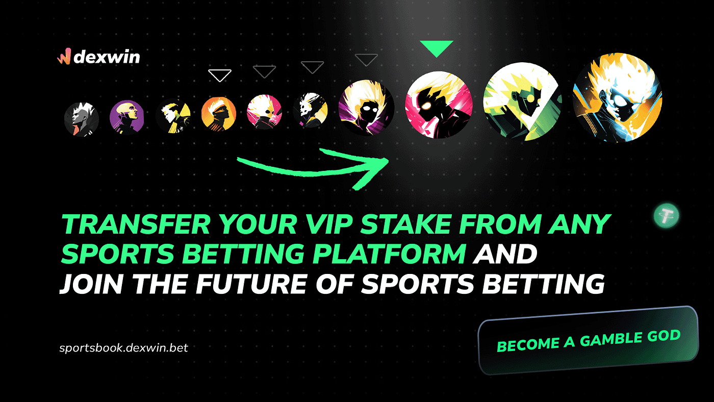 Transfer your Betting profile from any platform to DexWin, retain stats and earn better bonuses on…