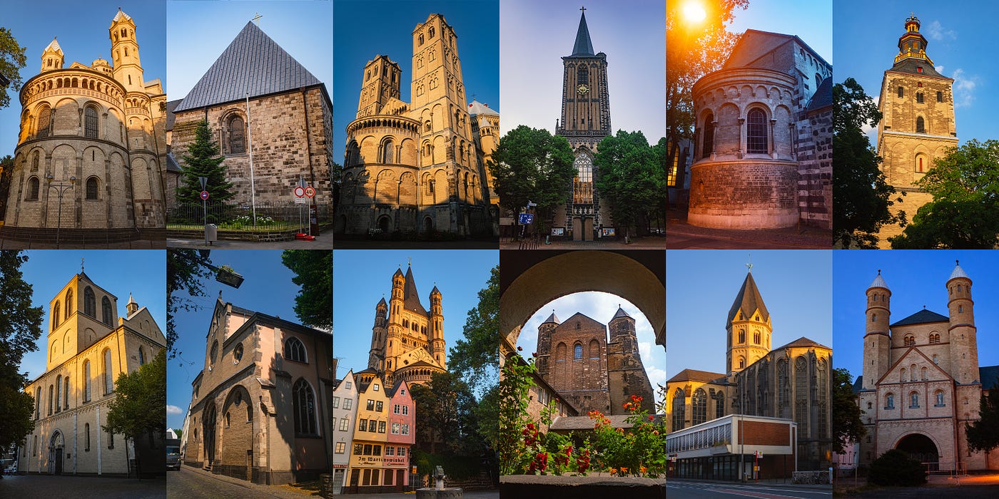 Basilica of the Holy Apostles, one of the twelve Romanesque churches in ...