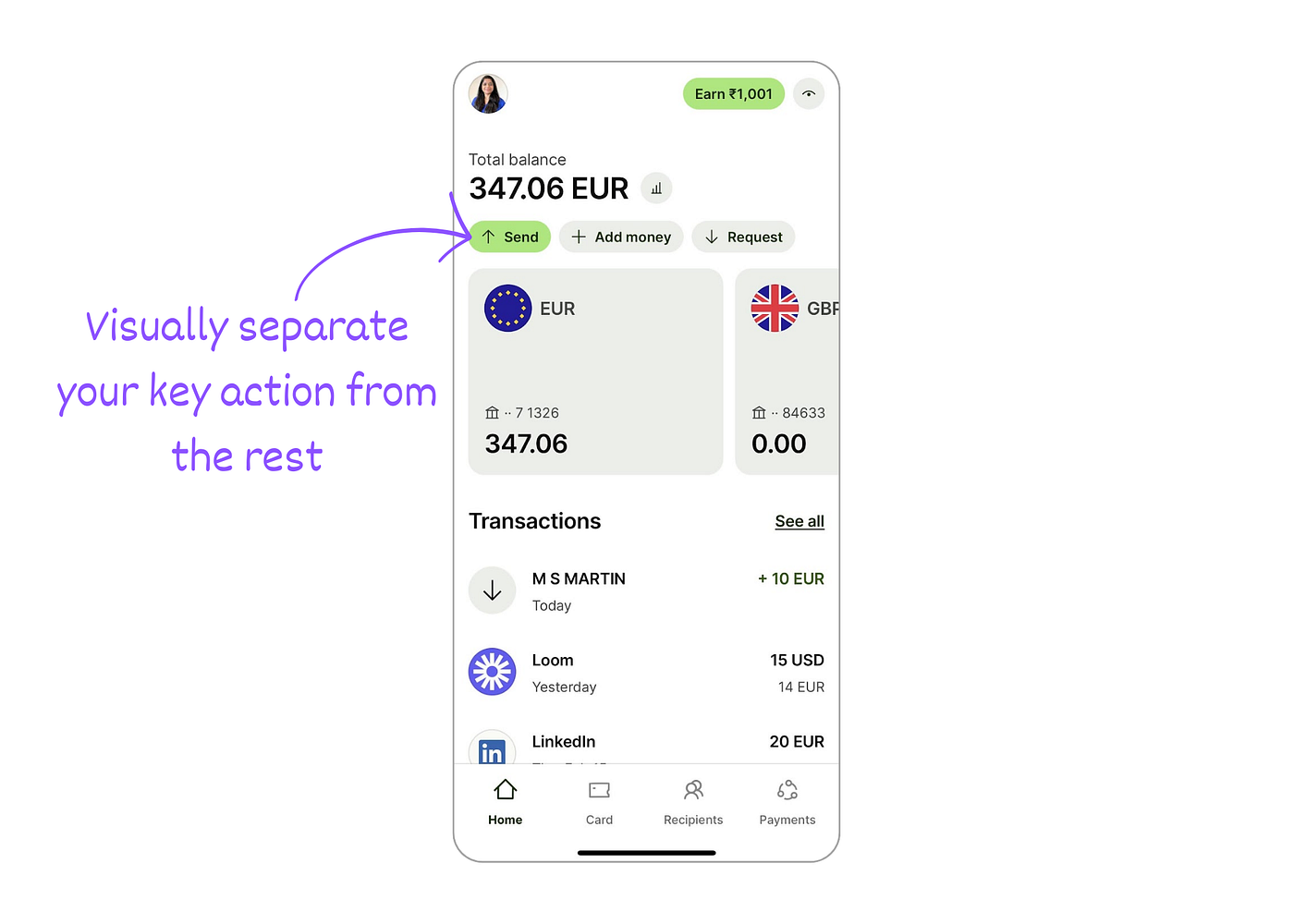 5 Things Users Care About In Payment Transfer App UX | by Maria Martin |  Bootcamp | Medium