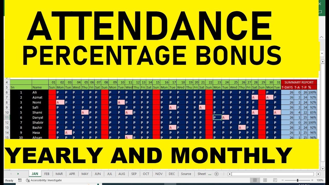 How to Calculate Attendance Percentage: A Step-by-Step Guide | by  Pakainfo.com | Medium