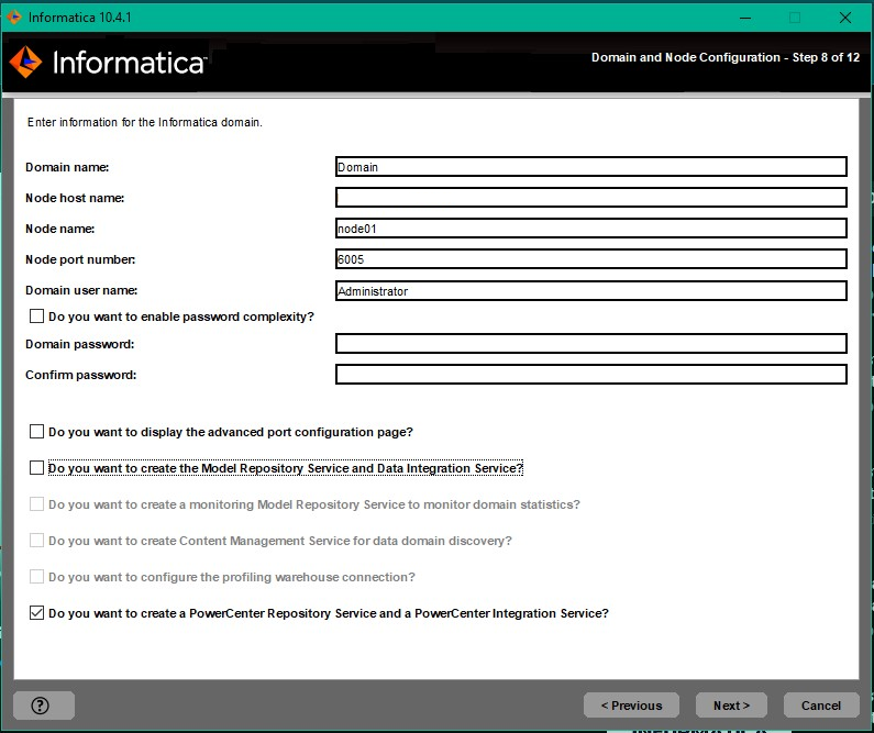 Informatica PowerCenter v10.4.1 Installation Part1 — Server Side