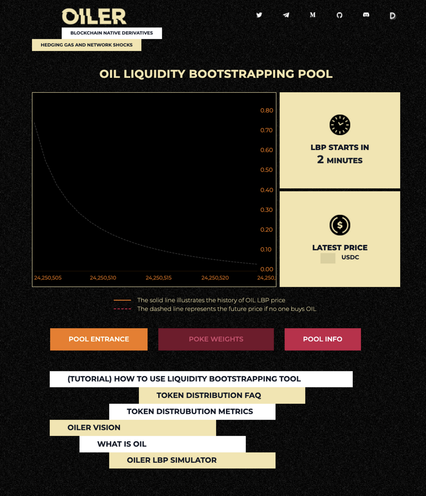 Step-by-Step Guide to Oiler's Liquidity Bootstrapping Pool on