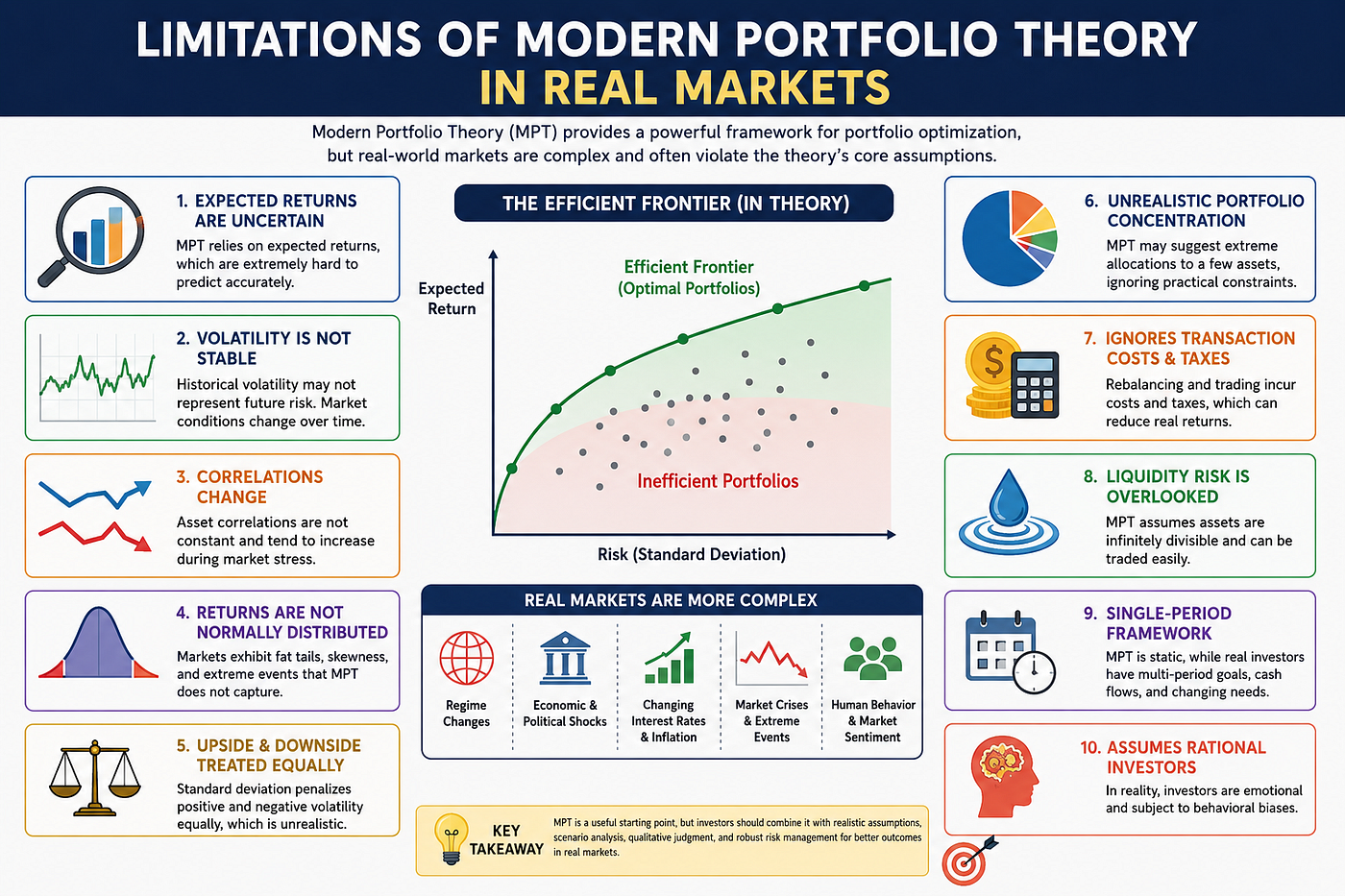 Limitations of Modern Portfolio Theory in Real Markets: What Investors Should Know