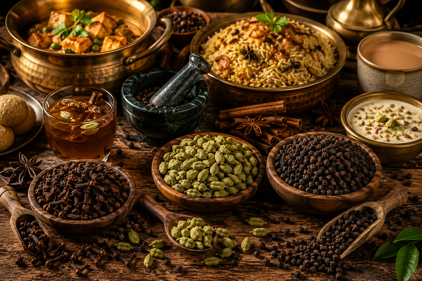 How Kerala’s Green Cardamom, Black Pepper, and Cloves Elevate Everyday Cooking