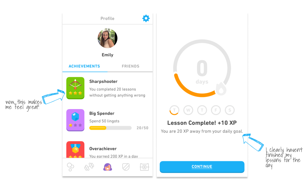 Duolingo's Usability Analyzed. I wish I had the ability to download… | by Emily Pak | UX Collective