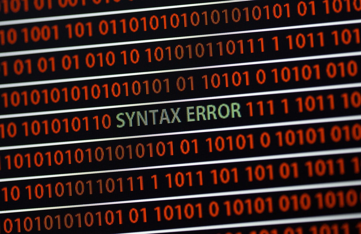 Syntax Error