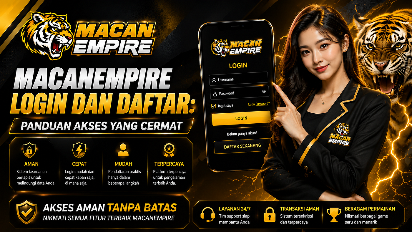 Macanempire Login dan Daftar: Panduan Akses yang Cermat