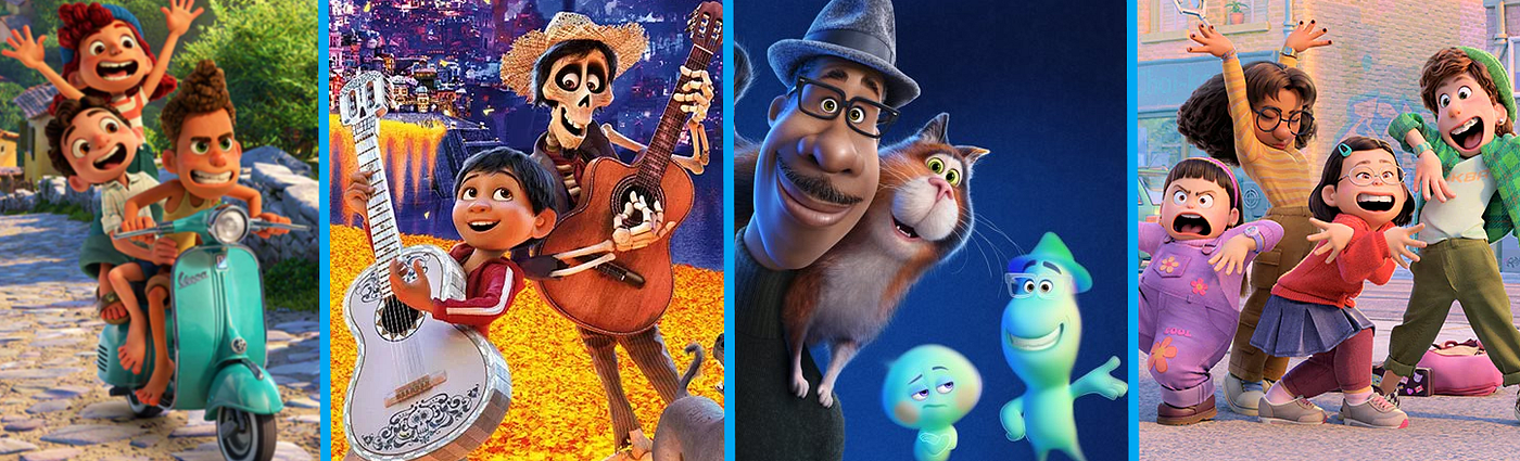 How do the newest Pixar films Soul and Luca compare to each other